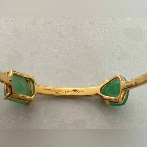 KATE SPADE Green Stone Bracelet Bangle - Picture 8 of 8